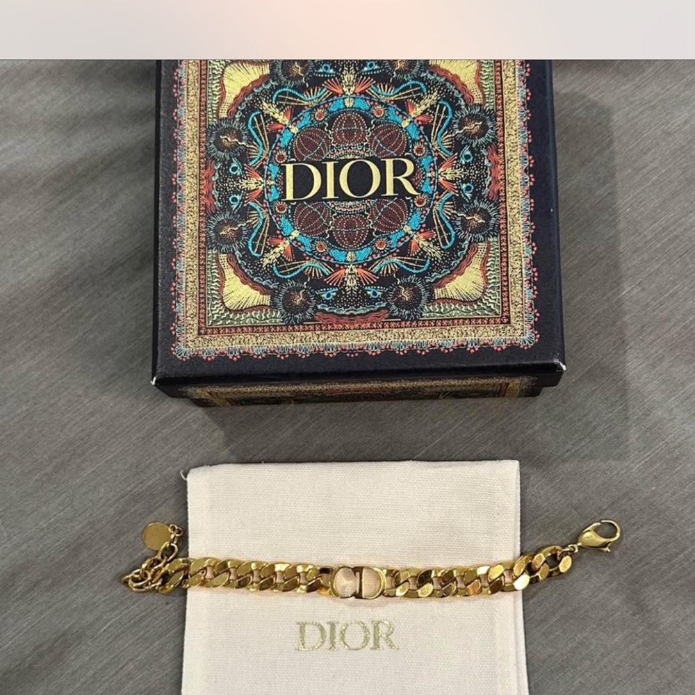 Dior Gold Chain Bracelet